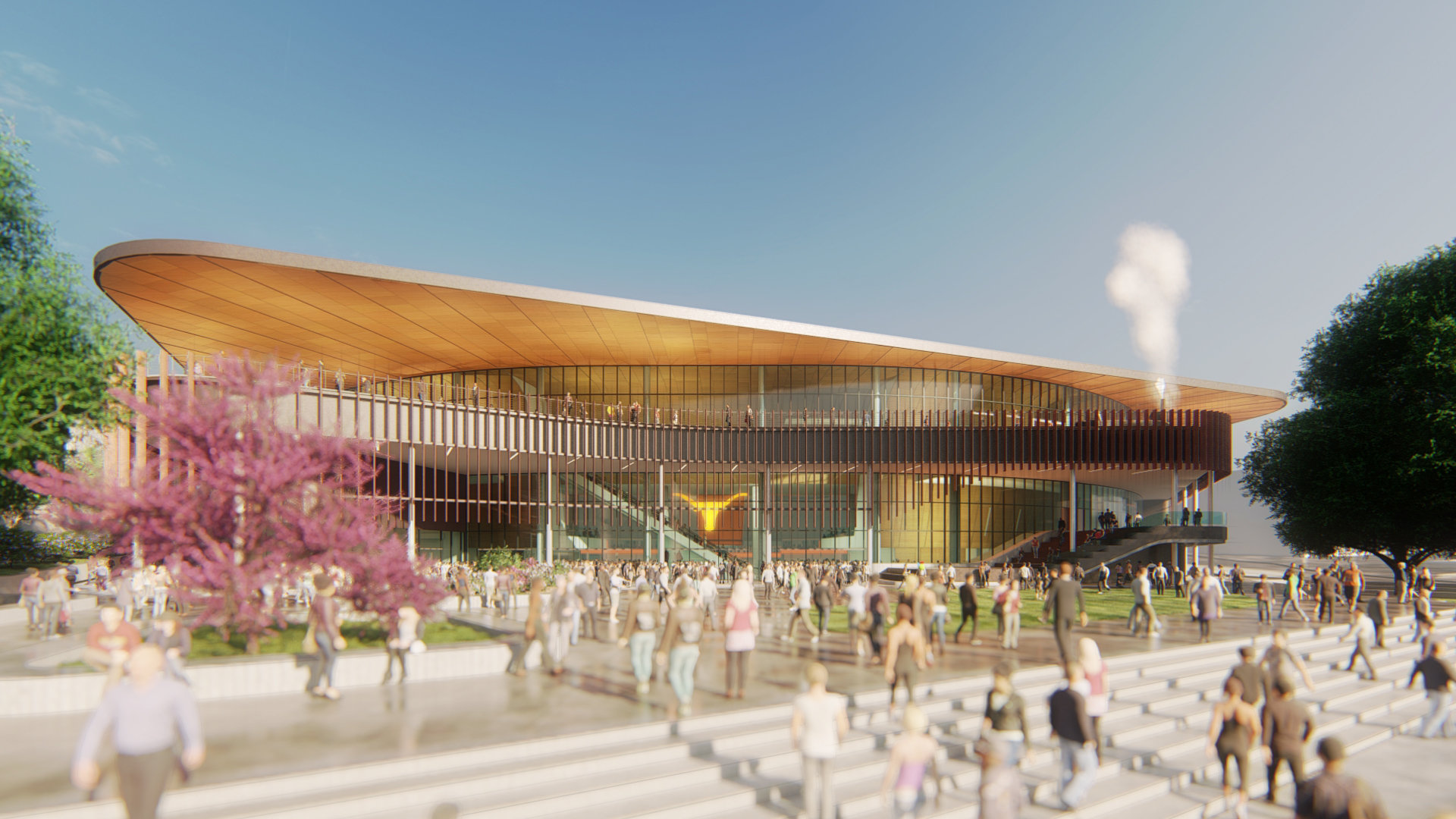 Moody Center Basketball Surly Horns