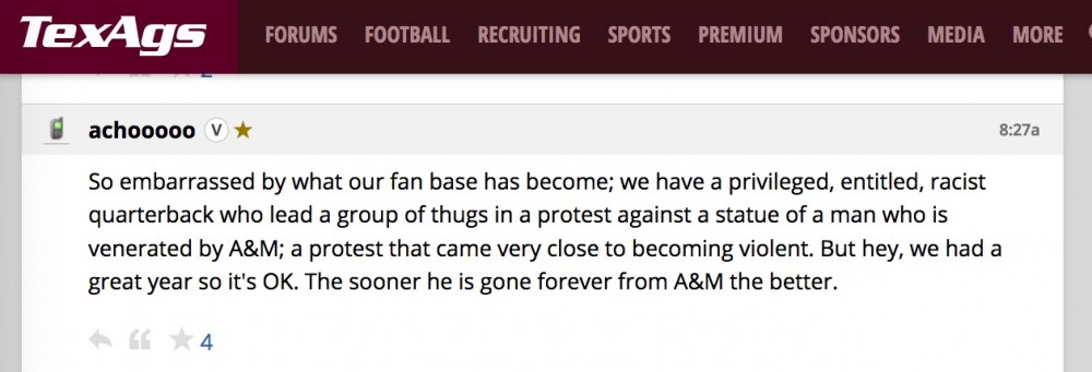 aggy racist quarterback.jpeg